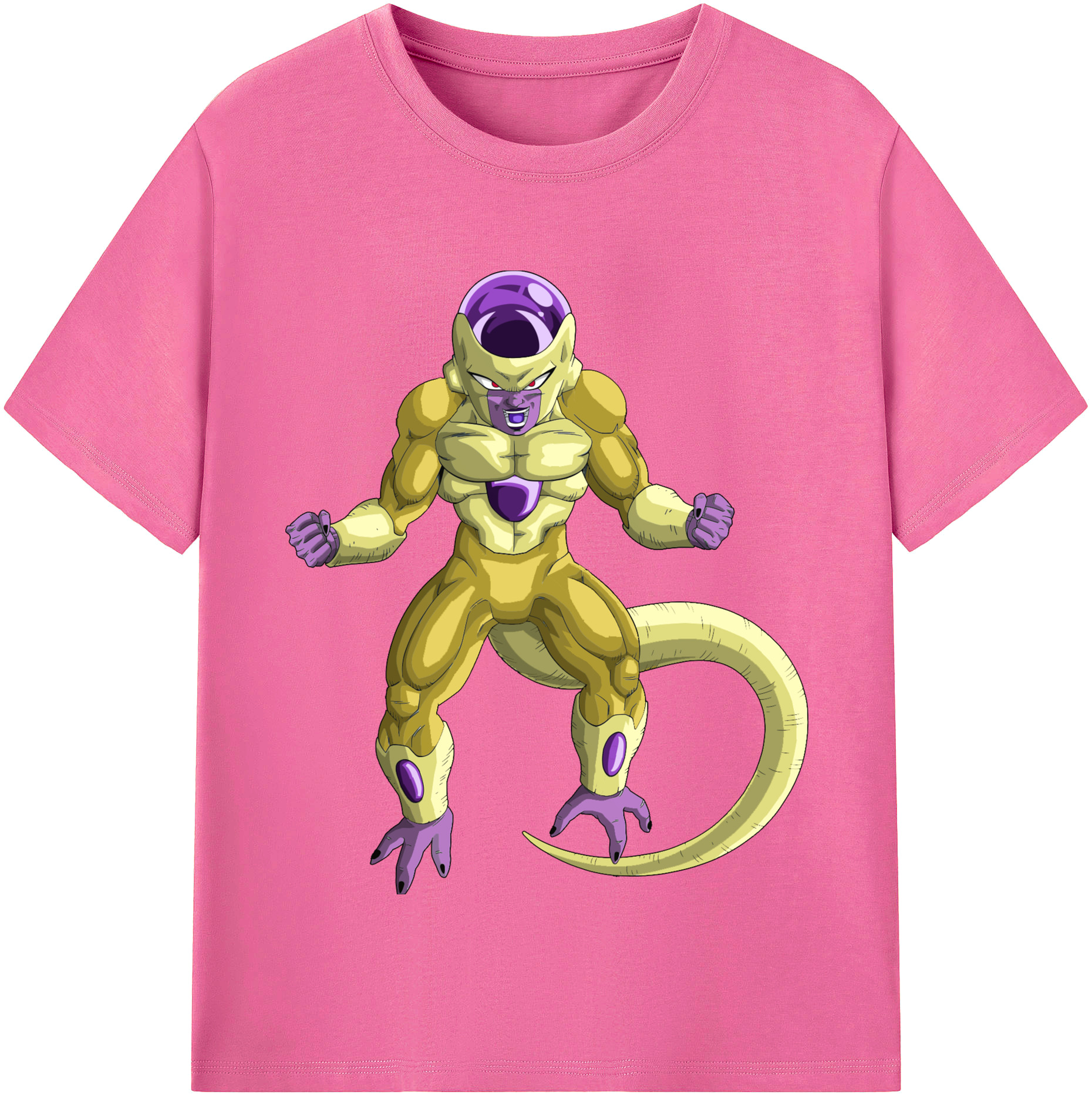 （画像用） ドラゴンボール フリーザ DRAGON BALL Frieza レディースカジュアルプリントTシャツ（綿100％）